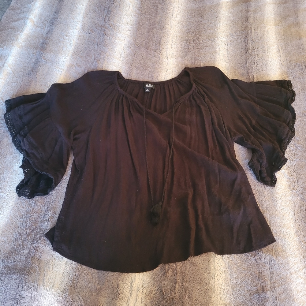 a.n.a boho blouse size L